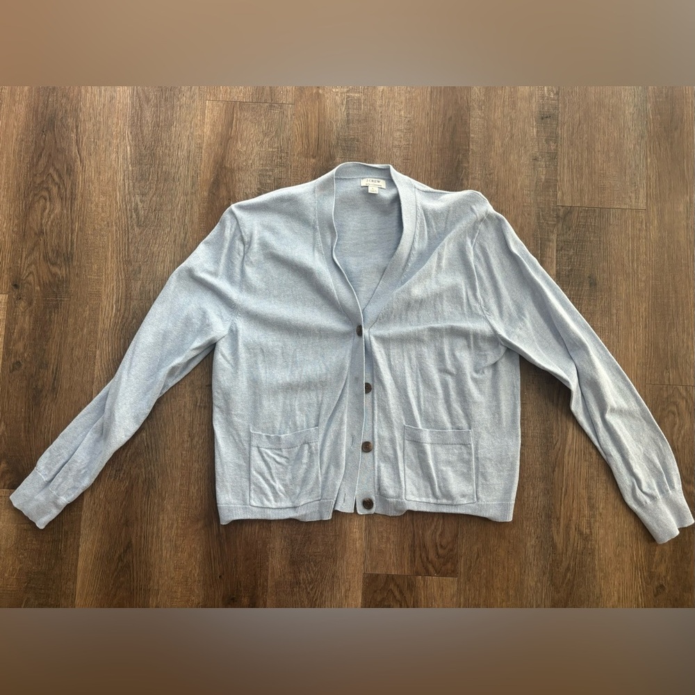 J. Crew Soft Blue Women's Cardigan